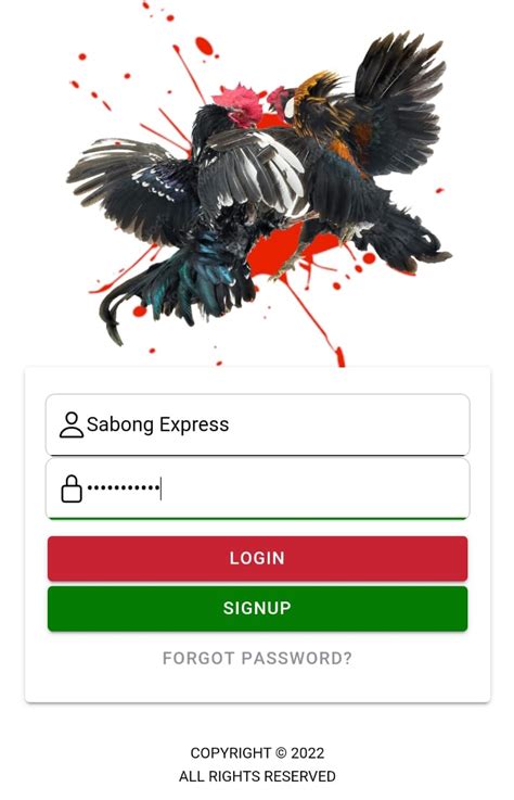 sabong express log in.